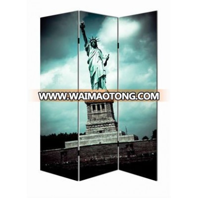 New York The Statue of Liberty Canvas Folding Screen With 2 Sides